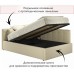  Мягкая кровать-тахта Bonna 1200 бежевая c подъемным механизмом
