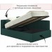  Мягкая кровать-тахта Bonna 1200 изумруд c подъемным механизмом
