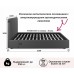  Мягкая кровать Olivia 1400 мята пастель с ортопедическим основанием
