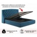 Кровать полутораспальная Стефани с матрасом PROMO B COCOS 2000x1400