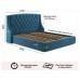 Кровать полутораспальная Стефани с матрасом PROMO B COCOS 2000x1400