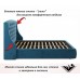 Кровать полутораспальная Стефани с матрасом PROMO B COCOS 2000x1400