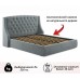 Кровать полутораспальная Стефани с матрасом PROMO B COCOS 2000x1400