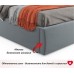 Кровать полутораспальная Стефани с матрасом PROMO B COCOS 2000x1400