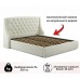 Кровать полутораспальная Стефани с матрасом PROMO B COCOS 2000x1400