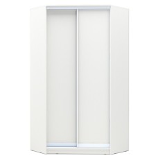 Угловой шкаф-купе Хит-У-23-4-11, 1103×1103×2300 мм, ЛДСП, цвет белый