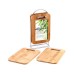 Набор из 4 досок разделочных (23x15x1 см) Agness 897-033