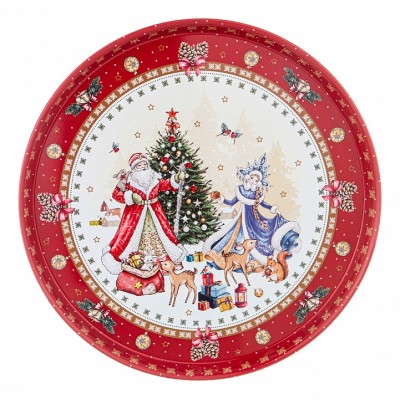 Поднос (3.3x2.1 см) Christmas 898-026