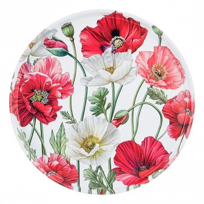 Поднос (33x2.1 см) Маки 898-011