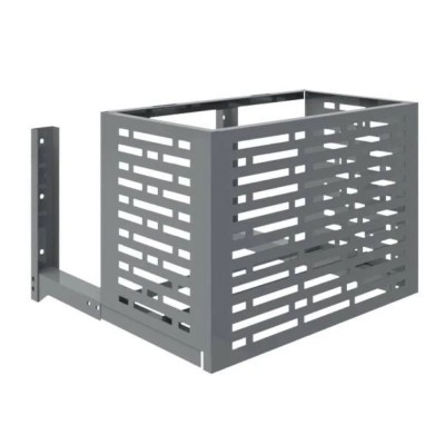 Короб Атлант д/кондиционера с кроншт. 900х650х500 П9 Дерево RAL7024 графит.серый