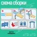 Гараж «Мегапаркинг», 2 металлические машины, 1 вертолёт, аксессуары