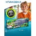 Грузовик большой «Автовоз. Диногонки 2», детский набор: машинки 16 шт., динозавры 12 шт., свет и звук