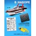 Катер радиоуправляемый Mini Boat, работает от аккумулятора, цвет красный
