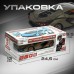 Машинка металлическая, 1:24, инерционная, открываются двери, капот, багажник, цвет хаки