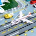Парковка детская «Аэропорт», подвижные элементы, самолёт, с аксессуарами