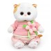 Мягкая игрушка «Кошечка Ли-Ли BABY», в свитшоте с цветком, 20 см