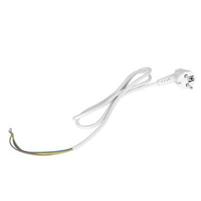 Шнур ПВС-ВП 2х0,75+1х0,75 (RAL 9016 белый, евровилка 1,4м)