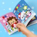 Книжка с наклейками новогодняя «Кружочки. Ура, Новый год», формат А5, 16 стр.