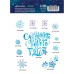 Наклейки новогодние со светящимся слоем «Сказочного Нового Года», 14,8 х 10,5 см