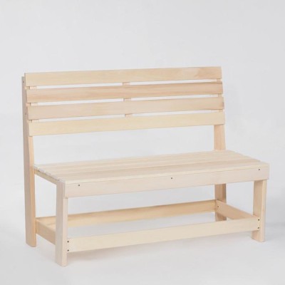 Скамейка из наличника, 119х50х90см, из липы, 