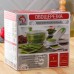 Овощерезка универсальная Доляна Fresh cook, 7 насадок, центрифуга для зелени, цвет белый/зелёный