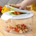 Овощерезка универсальная Доляна Fresh cook, 7 насадок, центрифуга для зелени, цвет белый/зелёный