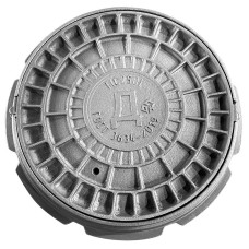 Люк ДПК чуг дожд/канал (Д) кругл Т(тяжелый) С250 m-90кг Т(С250)-1-60 ГОСТ 3634