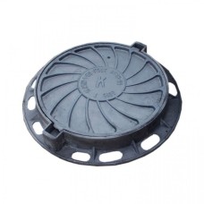 Люк ДПК чуг канализ (К) кругл Л(легкий) А15 m-47кг Л(А15)-1-60 ГОСТ 3634