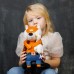 Мягкая игрушка «Ловкий Лис и Курица», 24 см