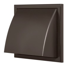 Вывод стенной Дубль с обратным клапаном 175х175 с выходом 125 МВ 122 ВК кор.