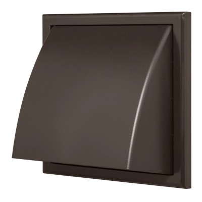 Вывод стенной Дубль с обратным клапаном 175х175 с выходом 125 МВ 122 ВК кор.