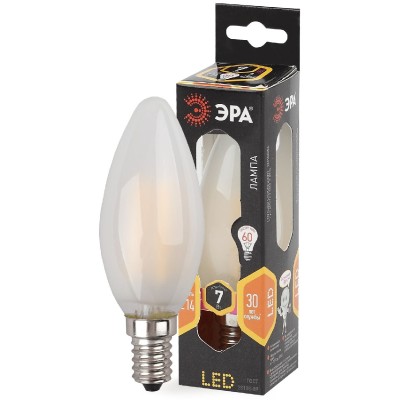 Лампа светодиодная Эра E14 7W 2700K F-LED B35-7W-827-E14 frost Б0027952