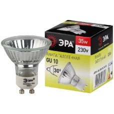 Лампа галогенная Эра GU10 35W 3000K GU10-JCDR (MR16) -35W-230V C0027385