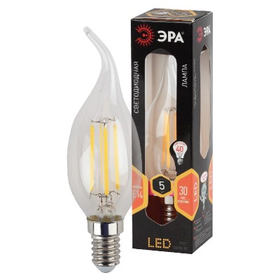Лампа светодиодная Эра E14 5W 2700K F-LED BXS-5W-827-E14 Б0043436