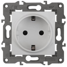 Розетка ЭРА Elegance 2P E Schuko 16A 250V 14-2101-01 Б0034264