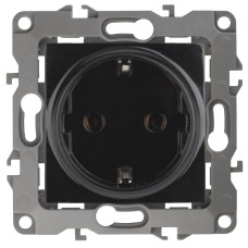 Розетка 2P+E Schuko со шторками Эра 12-2102-06 Б0014692