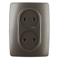 Розетка 2x2P Эра 12-2107-13 Б0031245