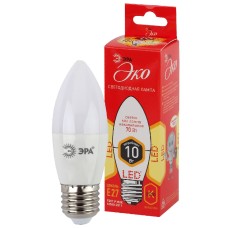 Лампа светодиодная Эра E27 10W 2700K ECO LED B35-10W-827-E27 Б0032962