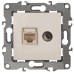 Розетка комбинированная RJ45+TV Эра 12-3110-02 Б0027442