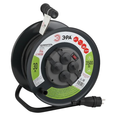 Удлинитель силовой Эра RMx-4es-3x2.5-30m-IP44(KG) Б0043058