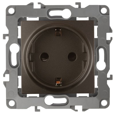 Розетка 2P+E Schuko Эра 12-2101-13 Б0019320