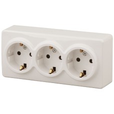 Розетка 2P+E Schuko со шторками Эра 11-2209-02 Б0020704