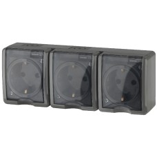 Розетка 3х2P+E Эра 11-2405-03 Б0020721