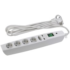 Сетевой фильтр Эра SFU-5es-2m-W C0043327