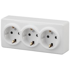 Розетка 2P+E Schuko Эра 11-2208-01 Б0020700