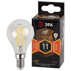 Лампа светодиодная Эра E14 11W 2700K F-LED P45-11w-827-E14 Б0047012