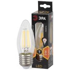 Лампа светодиодная Эра E27 7W 2700K F-LED B35-7W-827-E27 Б0027950