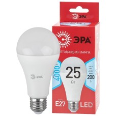 Лампа светодиодная Эра E27 25W 4000K LED A65-25W-840-E27 R Б0048010