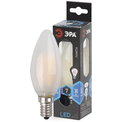 Лампа светодиодная Эра E14 7W 4000K F-LED B35-7W-840-E14 frost Б0027953