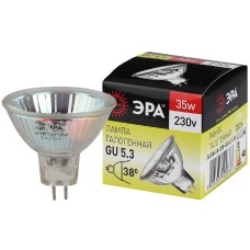 Лампа галогенная Эра GU5.3 35W 3000K GU5.3-JCDR (MR16) -35W-230V-CL C0027363